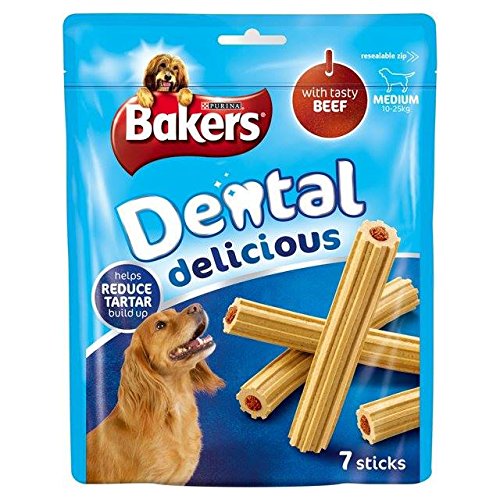 Bakers Dental Delicious with Beef for Medium Dogs