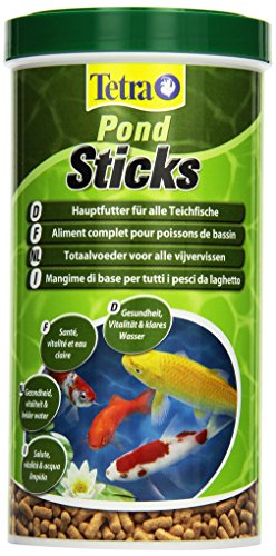 Tetra Pond Sticks Hauptfutter für alle Gartenteichfische in Form von schwimmfähigen Sticks 1 Liter Dose