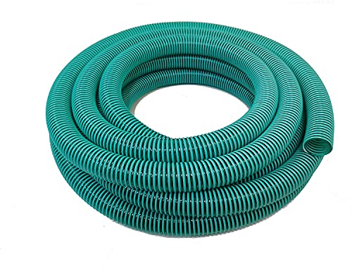 HeRo24 Spiralschlauch Saugschlauch Druckschlauch Förderschlauch 32 mm Transparent Grün 10 m PVC