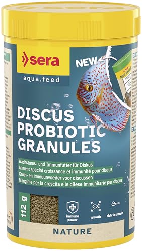sera Discus ImmunPro Nature 250 ml 112 g - Wachstumsfutter für Diskus mit Probiotikum Diskus Futter