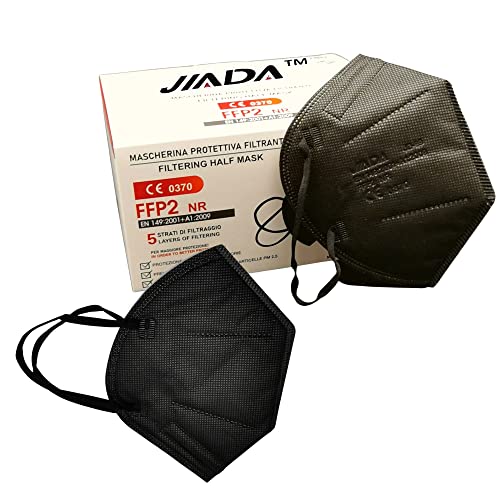 Jiada FFP2 JD99 Maske mit CE0370 20 Stück schwarz