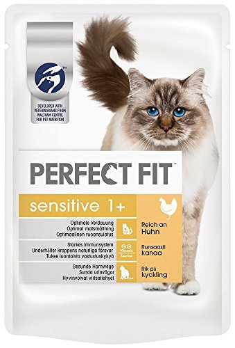 Perfect Fit Cat Beutel Sensitive reich an Huhn in Sauce 85 g