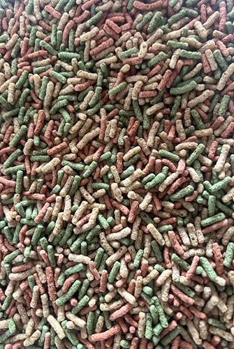 Teichsticks Premium Color Bunt 5 Kg schwimmendes farbverstärkendes Teichfutter für Zierfische Kois Goldfische Premiumqualität aus Deutschland