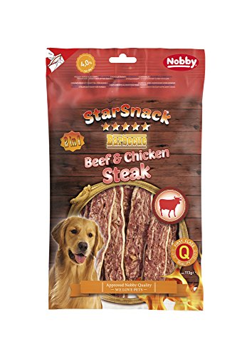 Nobby STARSNACK Barbecue Beef Chicken Steak 113 g