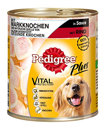 Pedigree Plus Markknochen mit Rind in Sauce 800 g