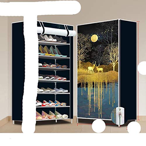 EUIWTUAJVN Mehrere Schichten Schuhe Regal St nder Halter T r Schuh Platz sparen Home Garderobe Lagerung-Beige China