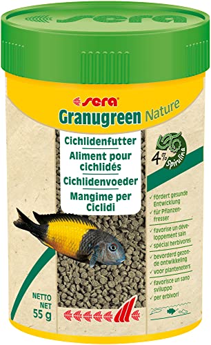 sera Granugreen Nature 100 ml 55 g - Hauptfutter für ostafrikanische Cichliden Futter für Malawi