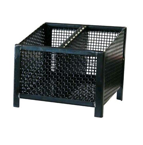 Pelletkorb 24x24 cm Kaminbrennkorb Pellet Kaminkorb