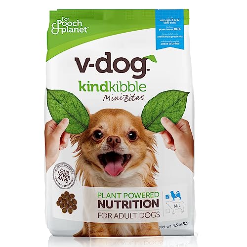 V dog für veganes Mini für kleine 2kg Welpenfutter ganz natürlich Protein auf pflanzlicher Basis