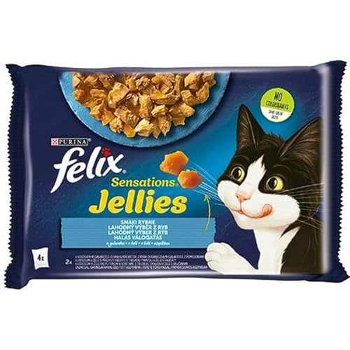 NESTLE POLSKA Felix SASZ Nassfutter für Katzen 4 x 85 g Rybne Dänemark in JelreTce 12