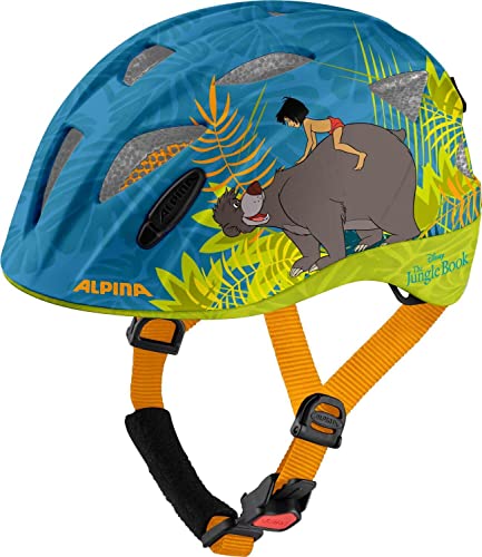 ALPINA XIMO DISNEY - Leichter Sicherer Bruchfester Disney Fahrradhelm Mit Optionalen LED-Licht Für Kinder Jungle Book gloss 47-51 cm