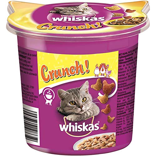 Whiskas Crunch mit Huhn Truthahn Ente 5x 100gram Vorteilspack