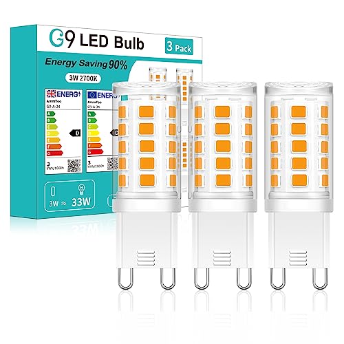 G9ühbirne G9 Birneß 2700K 360 G9 3W Entspricht 25W 28W 30W 40W Halogenlampen 360LM Lampen AC 220V 230V CRI 85 Kein Flimmern