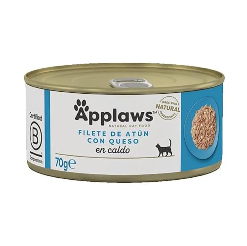 APPLAWS Cat Dose ATUN mit Käse 24 x 70 g