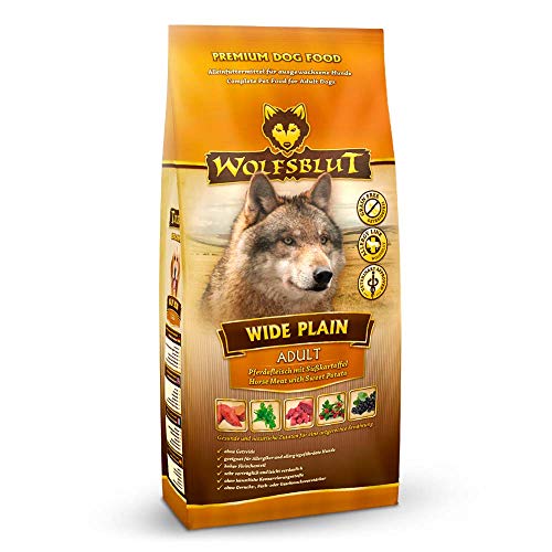 Wolfsblut - Wide Plain Adult- 4 x 2 kg - Pferd - Trockenfutter - Hundefutter - Getreidefrei