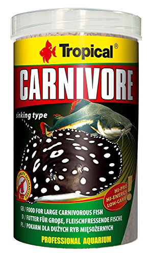 Tropical Carnivore - Futter für große fleischfressende Fische Rochen Raubwelse 1er Pack 1 x 500 ml