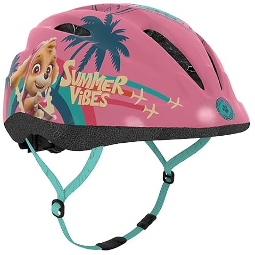 Kinder Fahrradhelm PAW Patrol Girls Altrosa 48-52cm Skye und Liberty ca. 2-5.5 Jahre