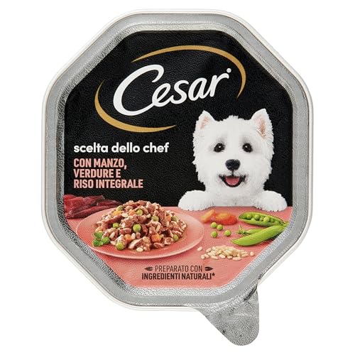 Cesar gegrilltem Rindfleisch brauner Reis gedämpftem 150gr Hundenassfutter