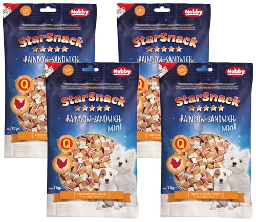  MINI Rainbow Sandwich für alle 1 Tüte 1x 70g Packung mit 4