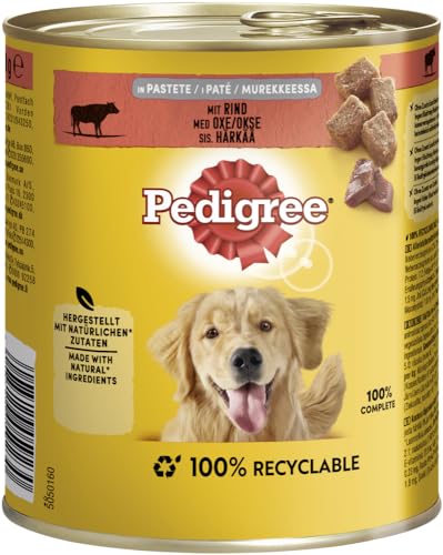 PEDIGREE Dose mit Rind in Pastete 1 x 800g