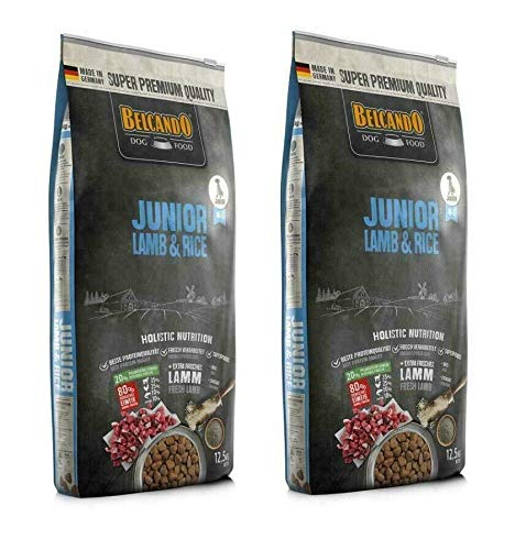 Belcando Junior Lamb und Rice Lamm Reis 2 x 12 5 kg Hundfutter - Sparpaket