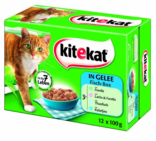 Kitekat Fisch Box in Gelee 12 x 100g