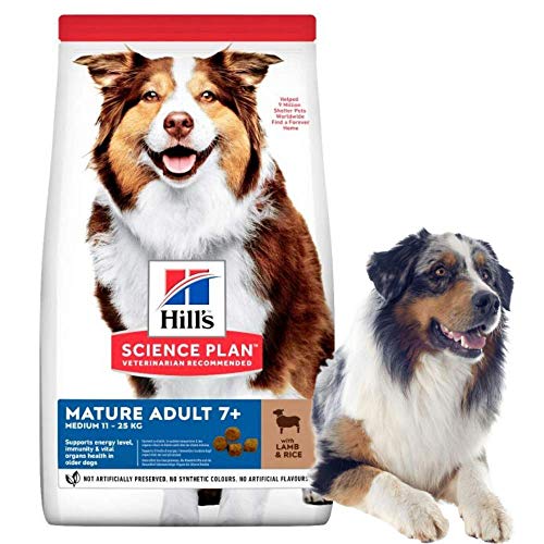 Hill s Canine Mature Adult Senior 7 Lamm Reis12kg 1er Pack 1 x 12 kg Packung - Hundefutter