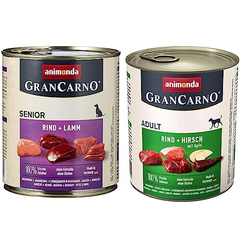  Vom Feinsten für ältere ab 7 Jahren Gran Carno adult für erwachsene Hirsch Apfel 6x g