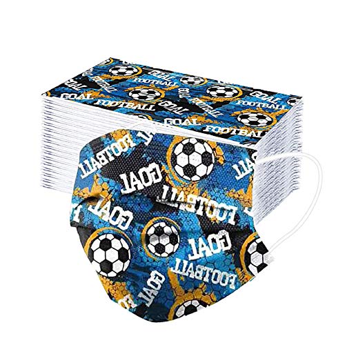 TWBB Damen 50 100 Stück Einmal Einweg Kinder Blumen Bunt MNS Nasenschutz 3 Lagig Atmungsaktiv Bandana Halstuch für Junge Mädchen