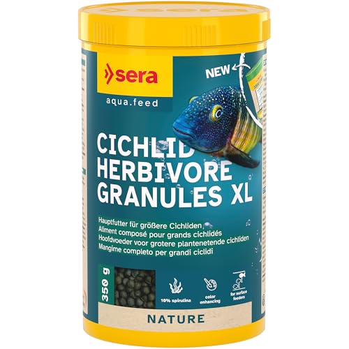 sera Cichlid Herbivore Granules XL 1.000 ml 350 g