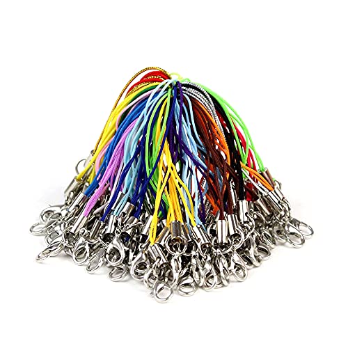 Gotetisoänger Schlaufen 100 Stückänger Karabiner Karabinerverschluss Seil Handgelenkänger DIYänger für DIY Zubehör