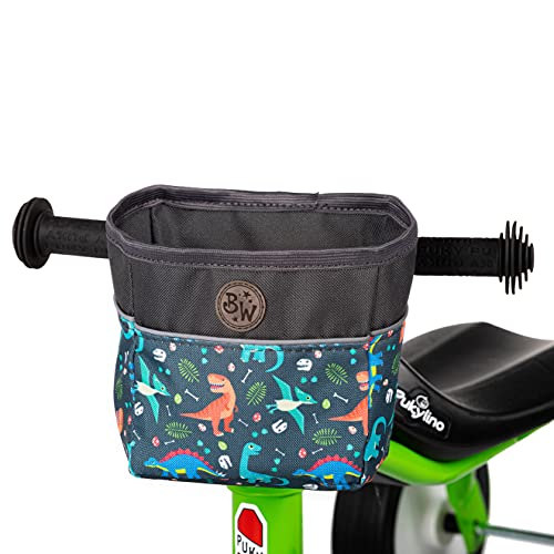 BAMBINIWELT Lenkerkorb Tasche kompatibel mit Fitsch OFFEN Dreirad Laufrad Rutschfahrzeuge Fahrradtasche Modell 16