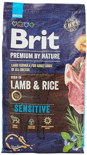 Brit Care Premium by Nature Hunde-Trockenfutter mit Lamm für empfindliche Hunde 8 kg