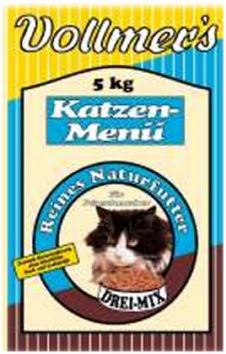 Vollmer s 57025 Katzenfutter Katzen-Menü Drei-Mix 5 kg