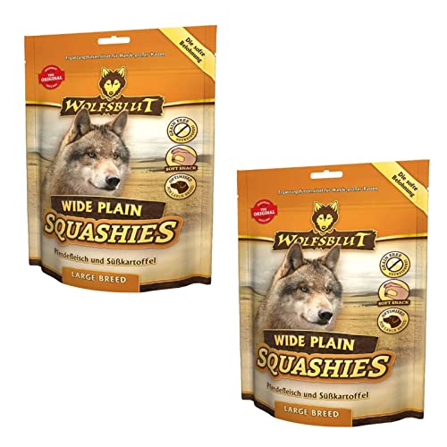  Squashies Wide Plain Large Breed   Doppelpack   2x 300g
