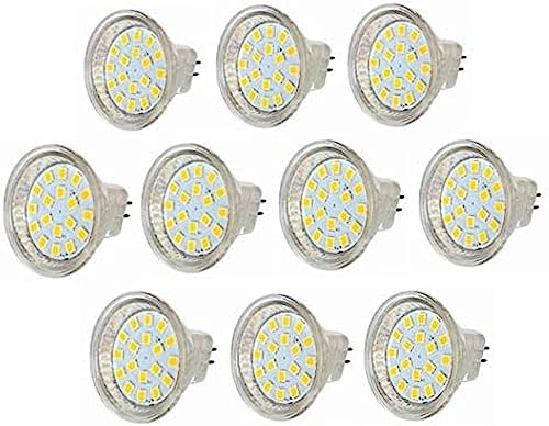 LED-Leuchtmittel LED-Leuchtmittel Strahler GU4 AC DC 12 V 3 W MR11 40 W entspricht GU4-Sockel für Zuhause Einbau Akzent Schienenbeleuchtung 10er-Pack warmweiß
