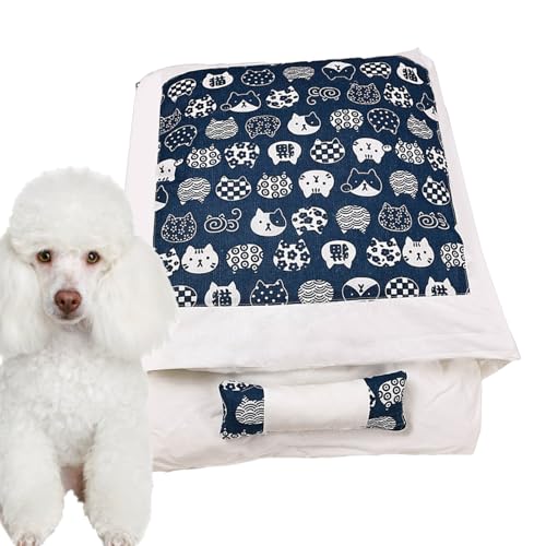 Yuemeuy Katzen Schlafsack Warmes Kätzchen Bett Indoor Katzen Haus Für Tierliebhaber Eltern Kalte Jahreszeit Wohnzimmer Schlafzimmer Büro