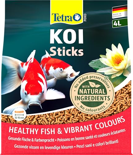  Koi   Koi Futter für farbenprächtige Fische eine verbesserte Wasserqualität 4 L Beutel