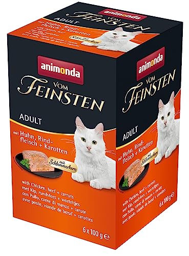  Schlemmerkern in Huhn Rindfleisch Karotten 6x 100g getreidefreies fleischigen