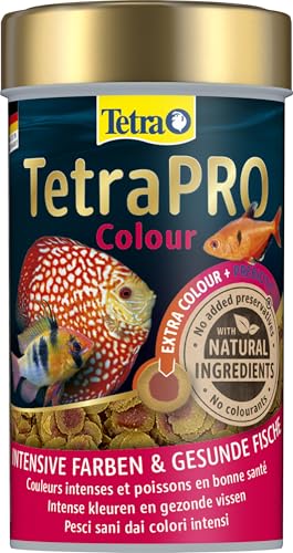 Tetra Pro Colour Multi-Crisps - Premium Fischfutter mit Farbkonzentrat für schöne farbenprächtige Fische 100 ml Dose