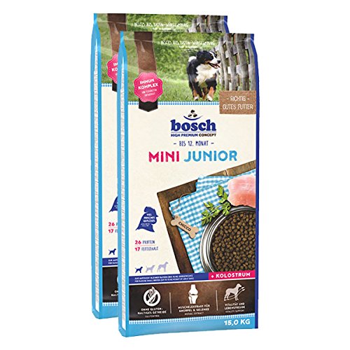Bosch Hundefutter Verschiedene Sorten 2x15kg Mini Junior