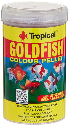 Tropical Goldfish Colour Pellet Farbverstärkende Futterpellet 1er Pack 1 x 1 l