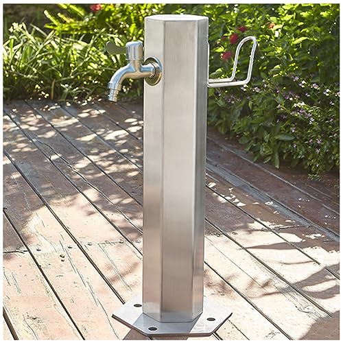 Generisch Gartenwasserhahn aus Messing frostsicherer Springbrunnen Schlauchhalter robuster Gartenhydrant ideal für Bewässerungslösungen