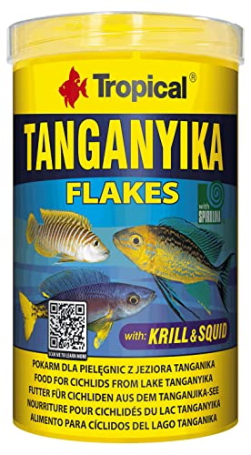 Tropical Tanganyika Flockenfutter Tanganyikaseecichliden Tanganjika 1er Pack 1 x 1 l