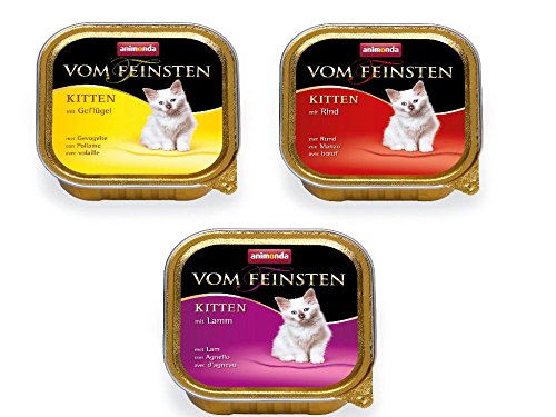 animonda Katze Vom Feinsten Kitten Mix Set Größe 24 x 100g