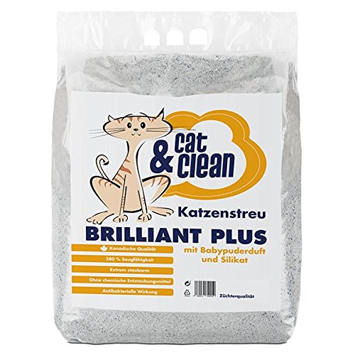 Cat Clean Katzenstreu Der Extraklasse Klumpendes Einstreu Extrem Saugfähig Naturprodukt Aus Bentonit Brilliant Plus 30