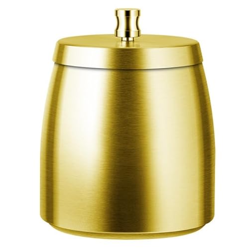 Aschenbecher mit Deckel Groß Aschenbecher Outdoor Windaschenbecher Edelstahl Sturmaschenbecher mit Boden Standaschenbecher für Draußen