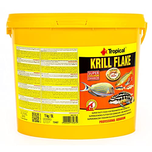 Tropical Krill Flake - Farbverstärkendes Flockenfutter mit Krill 1er Pack 1 x 5 l