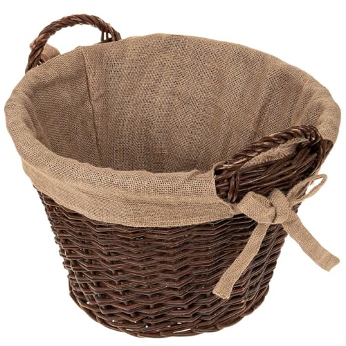 SIDCO Kaminkorb Holzkorb Gartenkorb Kaminholzkorb Kartoffelkorb Weide Erntekorb 50