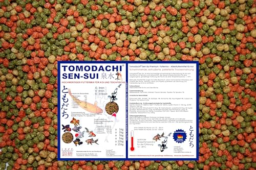 Koifuttermischung Premium Koimix 3 Color Rot Grün Weiß Qualitäts   Teichfuttermix Astax Paprika Krillmehl Tomodachi Sen Sui Mix 2kg 5mm Pelletgröße